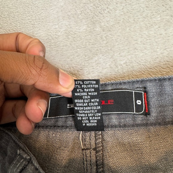 Vintage Southpole‎ Jeans Mens 34 Gray Preowned Denim Straight Leg Streetwear - Picture 5 of 10